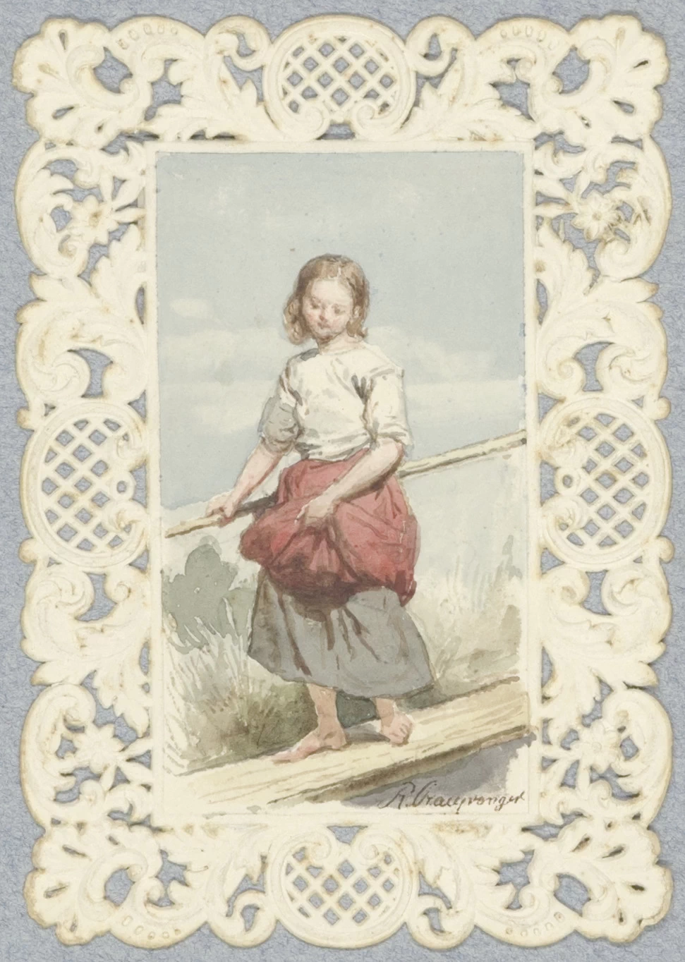 Una ragazza su un ponte - Amsterdam Museum
